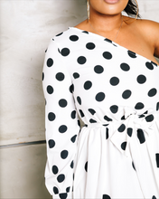 Load image into Gallery viewer, Lusso Polkadot Dress
