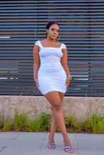 Load image into Gallery viewer, Lusso double layered white dress
